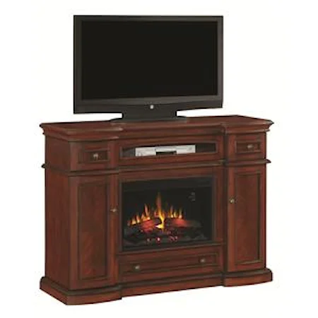 Fireplace Media Mantel with 26" Fireplace Insert